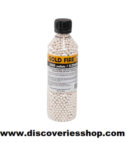 ΜΠΙΛΙΕΣ ASG GOLD FIRE 0.25 gBB / 3000 PELLETS