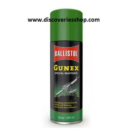 ΛΑΔΙ ΜΑΚΡΑΣ ΣΥΝΤΗΡΗΣΗΣ BALLISTOL GUNEX 200ml
